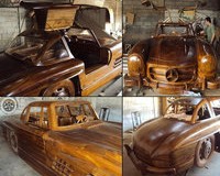 Une voiture de bois